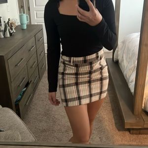 Women’s Plaid Mini Skirt